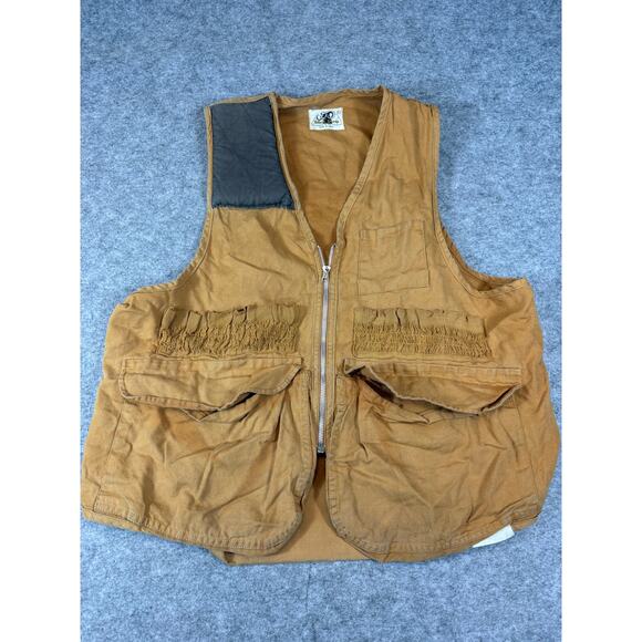 Black Sheep Other - Vintage 90s Black Sheep Vest Men Large Brown Full Zip Utility Outdoor Fishing